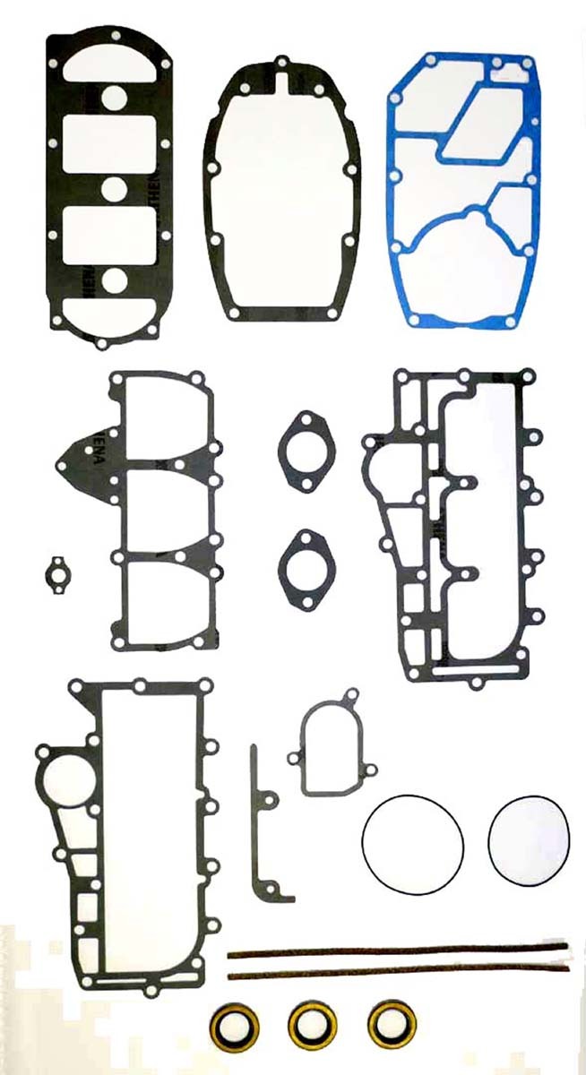 マリペー WSM Mercury Mariner 50/60 Hp 3 cyl Power Head Gasket Kit 500