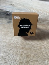2019 Sherlock Holmes Arthur Conan Doyle Fifty Pence Silver Proof Coin