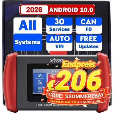 XTOOL IP608 KFZ Alle System OBD2 Diagnosegerät Scanner Fehlercode lesen löschen