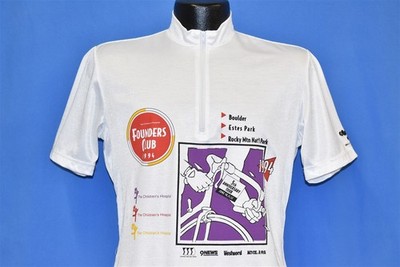 vtg 90s COURAGE CLASSIC COLORADO 1994 BOULDER ESTES PARK BIKE JERSEY t-shirt M