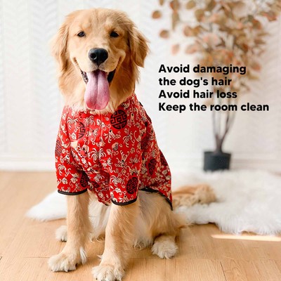 Dog Winter Coat Prevent Hair Shedding Warm Dogs New Year Clothes For Medium  Hot Australia