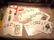 PAR-A-DICE IL  CASINO   ARISTCRAT PLAYING CARDS -- FULL DECK -- RED --#2