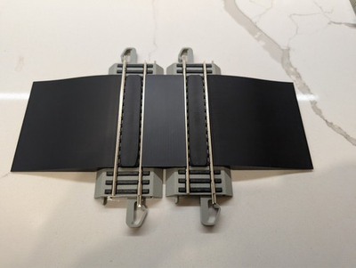 #ad #ad HO Scale Railroad Crossing Double or Single Set for Bachmann EZ Track 3 Asphalt $15.00