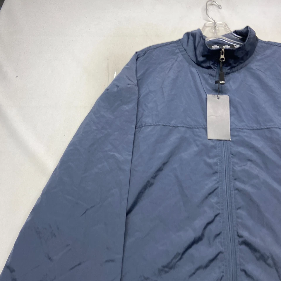 Hard Rock Windbreaker Jacket Mens 3XL Blue Sacramento Fire Mountain Hotel Casino - Image 4 of 4