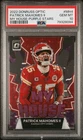 2022 Optic Patrick Mahomes My House Purple Stars #/25 PSA 10