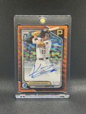 2024 Bowman Draft - Chrome Prospect Auto Konnor Griffin #CPA-KG Orange Wave /25
