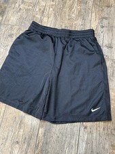 NIKE Boys Black Pull On Athletic Shorts Size Large