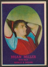 A&BC-FOOTBALL 1962 BAZOOKA-#54- BURNLEY - BRIAN MILLER