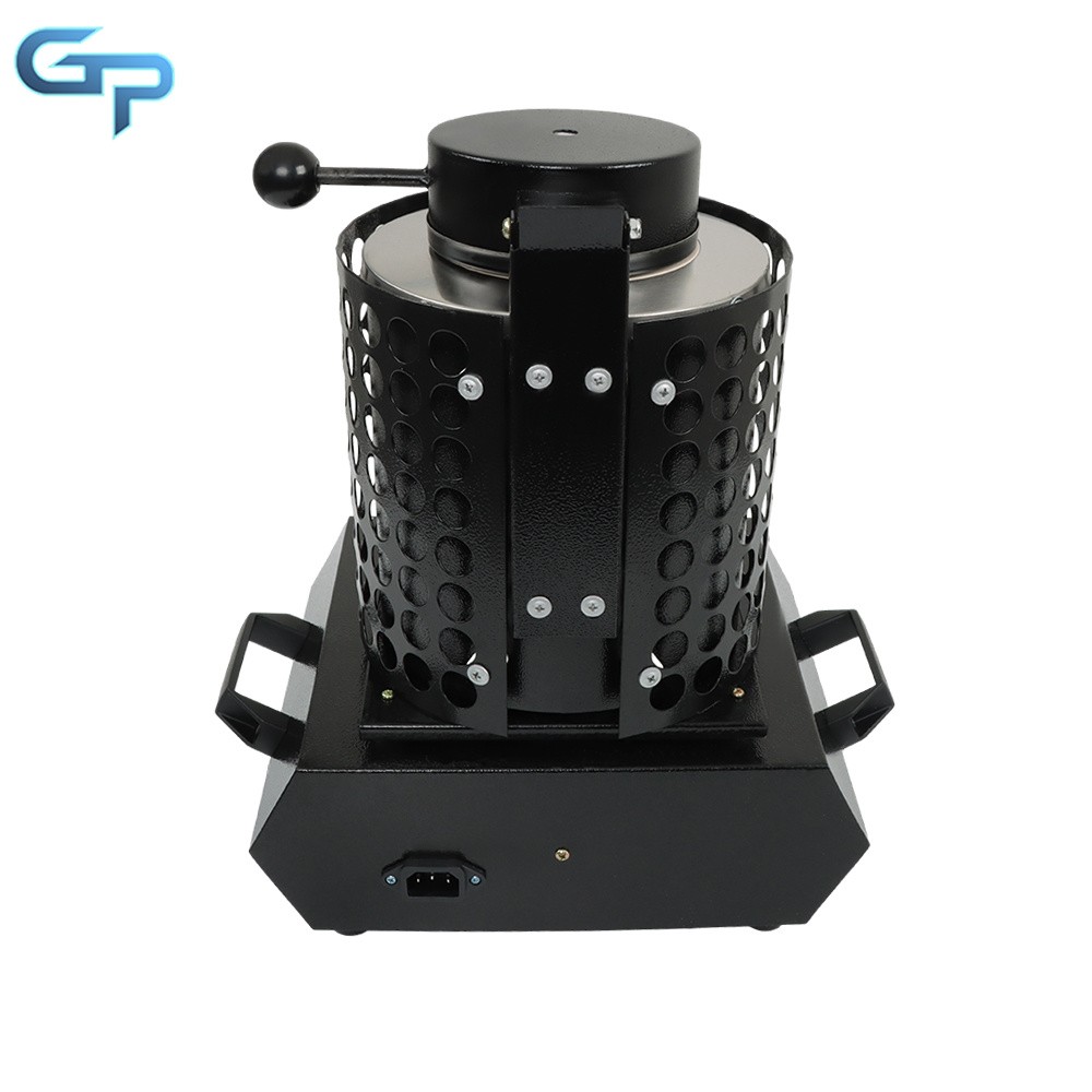 3KG Gold Melting Furnace 1400W 2012F Digital Electric Melting Furnace Black
