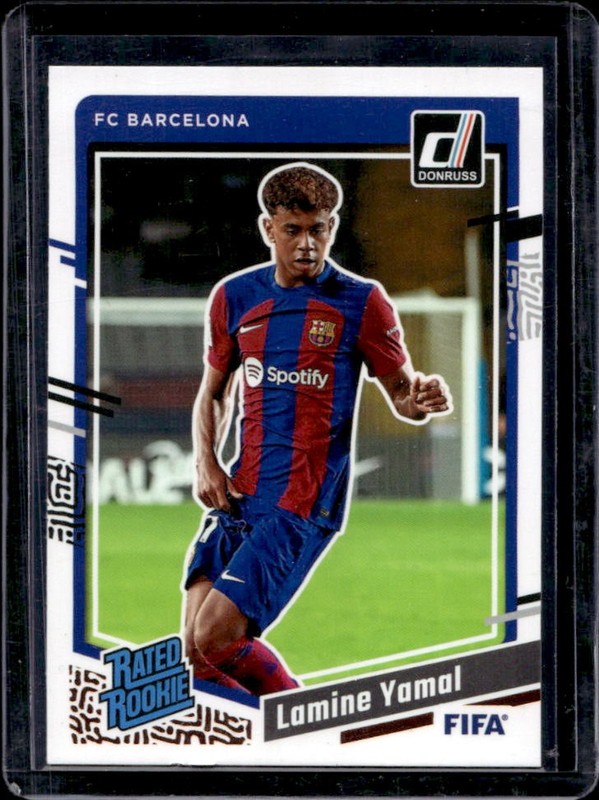 2023-24 Panini Donruss Lamine Yamal Rated Rookie #177 Barcelona