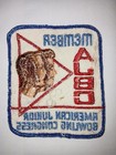 Vintage AJBC American Junior Bowling Congress Member Patch — photo 2