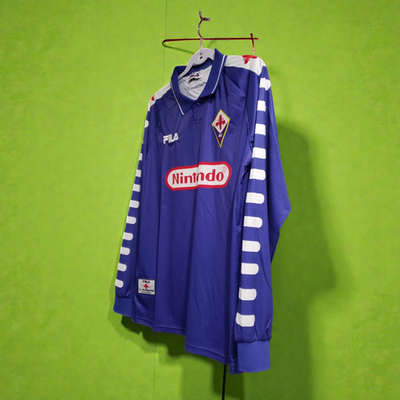 ACF FIORENTINA 98/99 HOME - Jersey Retro - BATISTUTA # 9 - Small