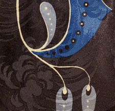 1940s 1950s  BOLD VINTAGE  BONAIRE  MENS TIE  PURPLE GRAY BLUE  48"