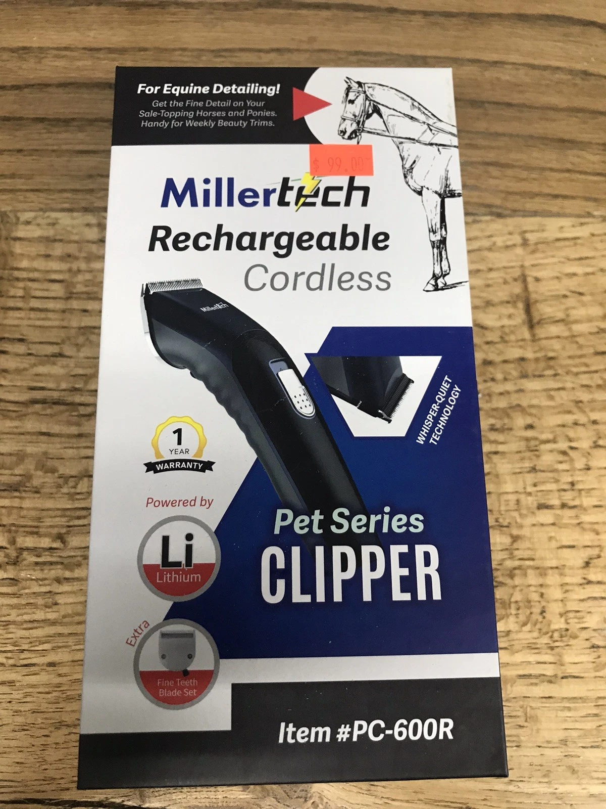 MILLERTECH PET SERIES CLIPPER PC-600 -USB RECHARGEABLE
