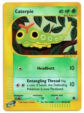 Pokemon Card: Caterpie REVERSE HOLO 96/165 Expedition Set Vintage Rare! VPL