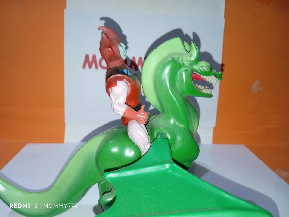 Galoob Blackstar Green Warlock Dragon Glow In The Dark Original and Overlord  - Immagine 4 di 4