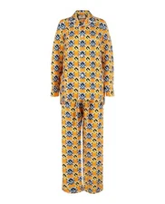 Gucci Womens Geometric G 3-Piece Pajama Set