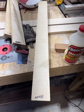 CURLY SOFT MAPLE NECK BLANK LUTHIER LUMBER 34"X3 1/4"X7/8"