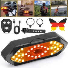 E Scooter Blinker Rücklicht LED Scooter Blinker USB-Aufladung Mit Fernbedienung