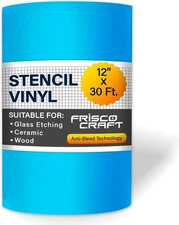Stencil Vinyl Masking Film - Compatible Stencil Vinyl for Cricut Machine, Sil...