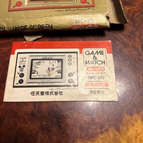 GAME&WATCH Rare Mickey Mouse MC-25 Need repair !!