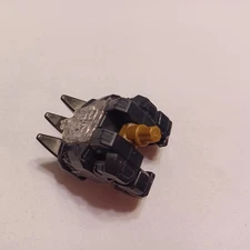 = DINOBOT BLACK 2'' PLASTIC  TOY ACCESSORY  PIECE #T