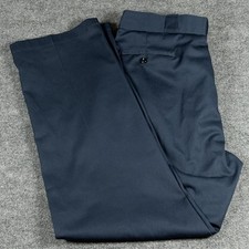 Dickies Pants Mens 38x32 Navy 874 Original Fit Work Twill Flat Front