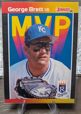 Donruss 1989 George Brett #BC-7 Kansas City Royals Baseball Card MVP Insert