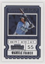 2020 Panini Contenders Winning Tickets Wander Franco #WT-5 6h5
