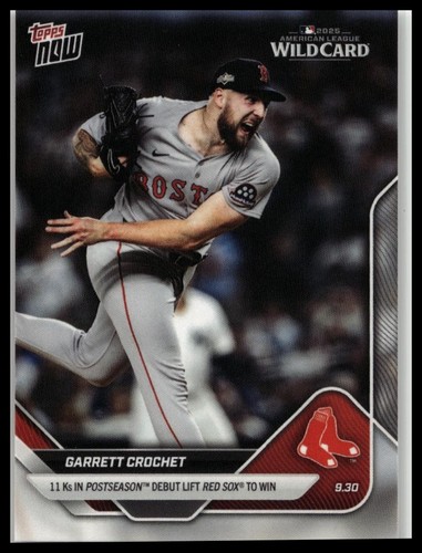 2025 Topps Now 800 Garrett Crochet