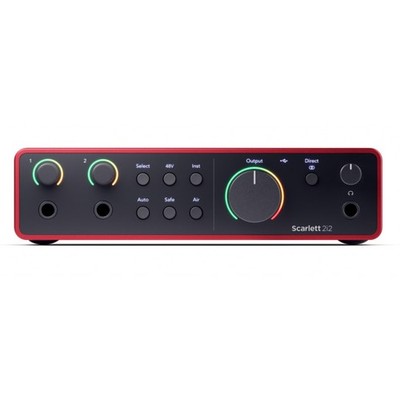 Focusrite Scarlett 2i2 (4. Gen) USB Audio Interface (NEU)
