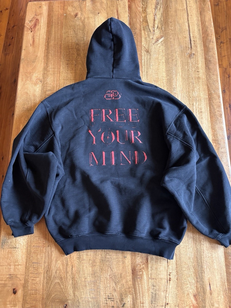 Balenciaga Free Your Mind Hoodie | eBay