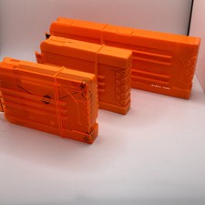 Nerf-n-Strike Ammo magazines clips Lot of 3 2x6 1x12 replacement extra