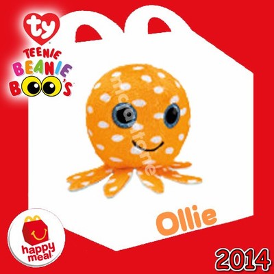 McDonald's 2014 TEENIE BEANIE BOOS Ty Beanies BOO TBB Sml Plush