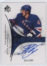 2009-10 SP Authentic Auto Future Watch /999 Artem Anisimov #244 Rookie Auto RC