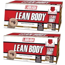 Labrada Lean Body RTD (17 fl. oz.) Chocolate 12 Cans Each (Pack of 2)