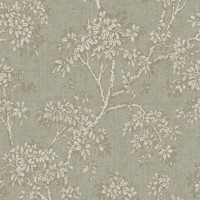 Hawthorn Trail Vinyl Tapete Texturiert BäUme Laub SalbeigrüN Holden 76011