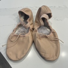 Bloch 5A Dance Ballet Shoes Pink Good Condition , Some Scuffs .