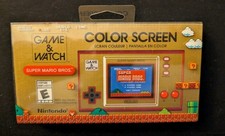 Nintendo Game and Watch Super Mario Bros Color Screen NEW and Sealed