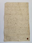 1749 antique COLONIAL DEED norwich ct JOHN BARNUM to JOSEPH JONES land — photo 1
