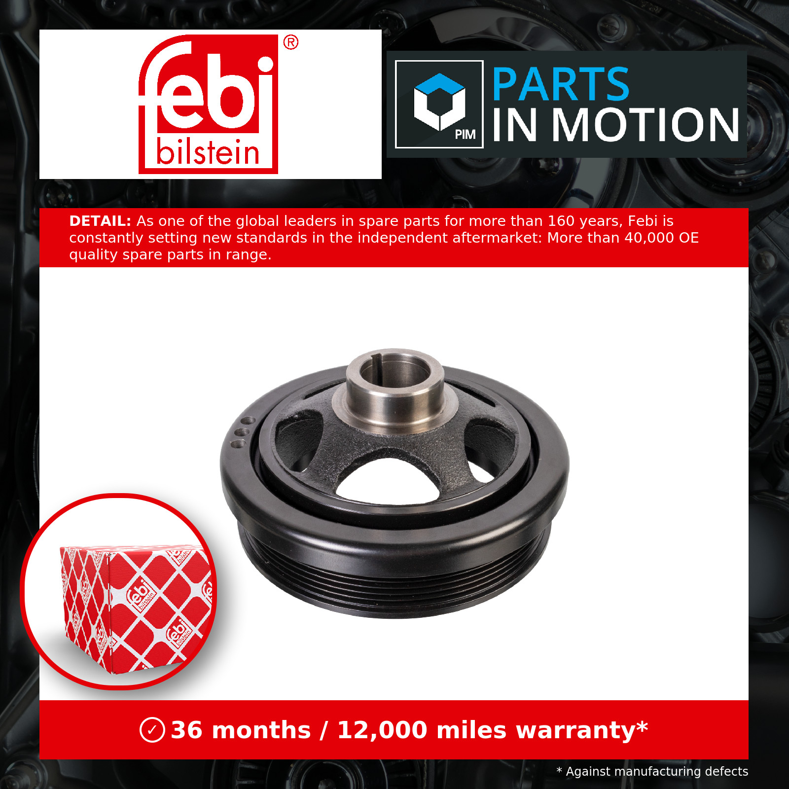FEBI 172463 BELT PULLEY CRANKSHAFT - Image 5