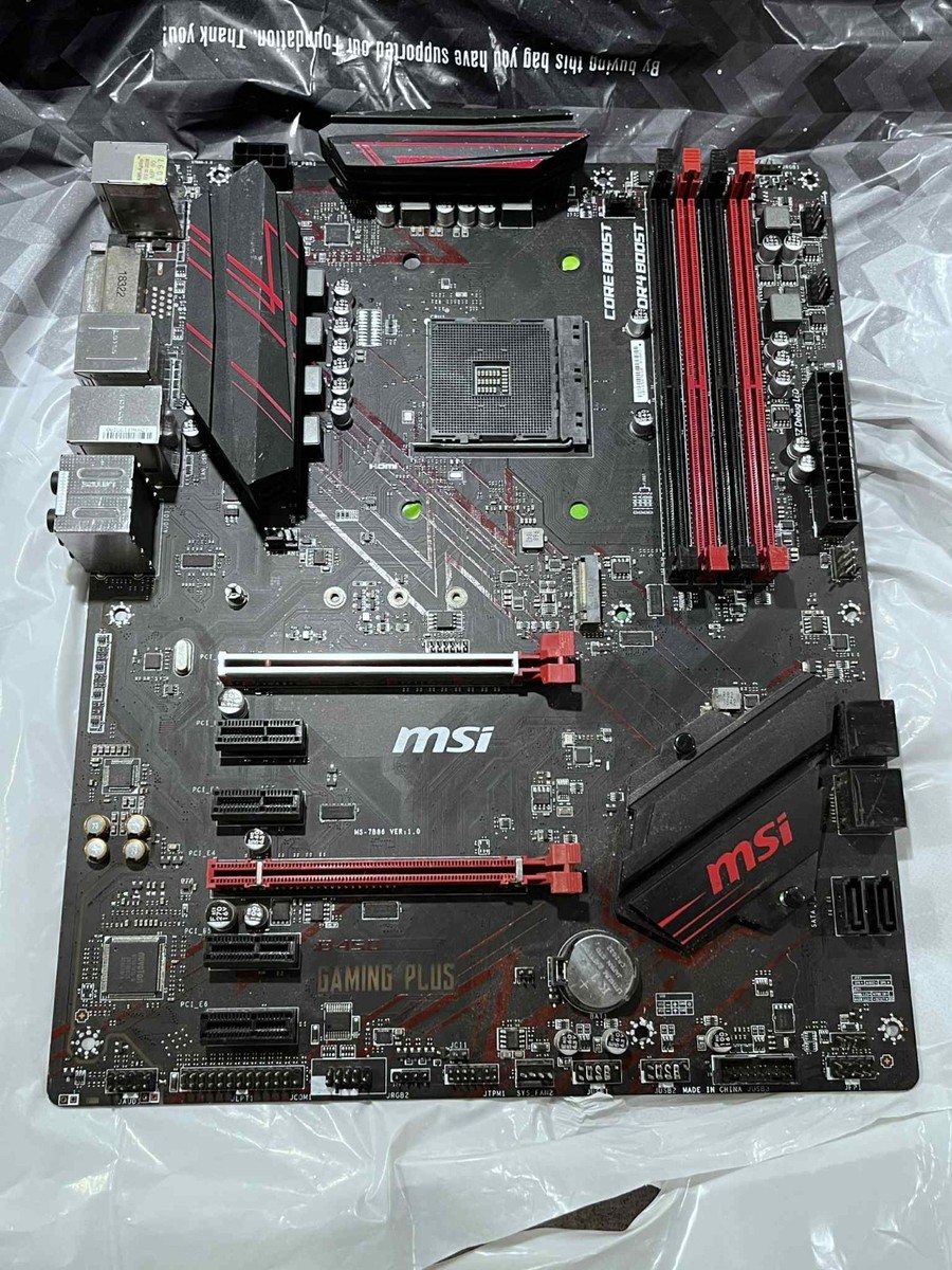 MSI B450 GAMING PLUS, AM4, AMD Motherboard | eBay