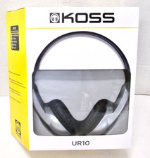 Koss UR10 Wired Stereo Headphones in Silver - New