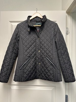 Lauren Ralph Lauren Women's Quilted Jacket Black Size Médium