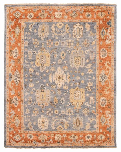 Traditional Vintage Hand-Knotted Carpet 7'10" x 9'10" Wool Area Rug