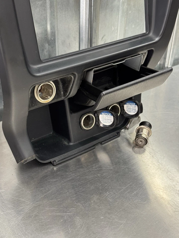 Toyota 4Runner 1999-2002 OEM radio bisel negro Foto 4 de 4