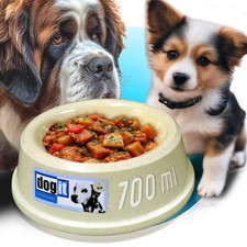 Hunde Katzen Napf 700m Trinknapf Fressnapf Futternapf Hundenapf Weiß gelb Cream