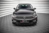 Maxton Design Frontlippe V.1 Passend FüR VW Passat B8 FL Schwarz Hochglanz