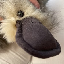 Aurora Platypus Plush Long Hair Fur Duck Billed Realistic Animal Stuffed Toy 17