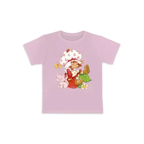 Strawberry Shortcake Girls SIZE 6-6X Short Sleeve Graphic T-Shirt color pink - Picture 6 of 10
